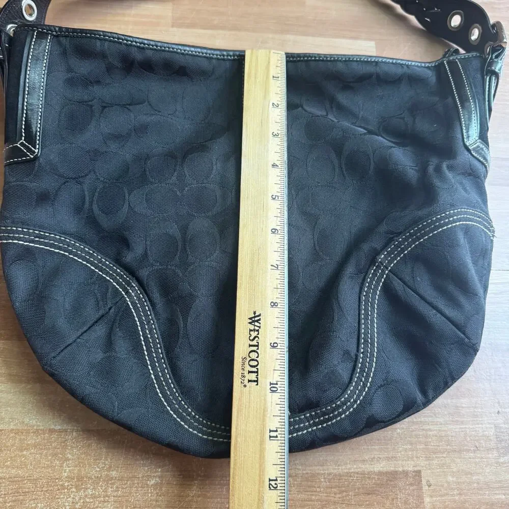 vintage Coach Soho Signature Hobo Bag
